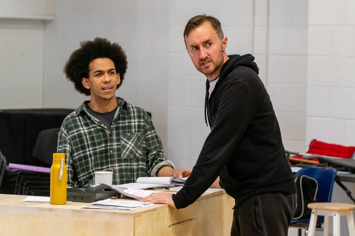 FIRST LOOK at The Bookies cast in rehearsals 👀

2 weeks to go until the WORLD PREMIERE of a riveting new thriller. Don't miss out on this black comedy which will have you in stitches wondering who will win and who will lose 🎰

📅 Tue 3 - Sat 21 May
🎫 bit.ly/3qlcC71