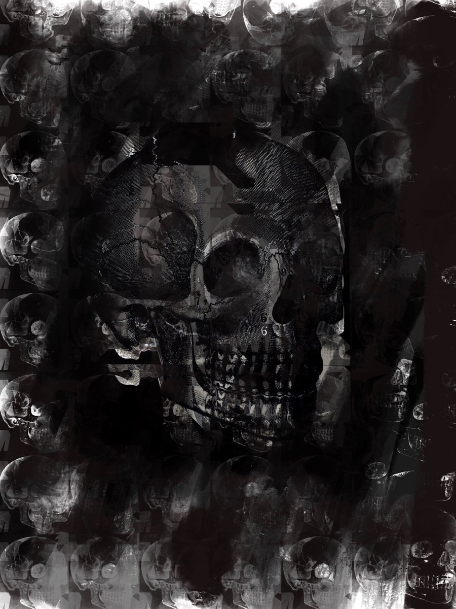 Skull #10 opensea.io/assets/0x495f9… via 
<a href="/opensea/">OpenSea</a>
  #nft #darkart #Hqz #opensea #Ethereum