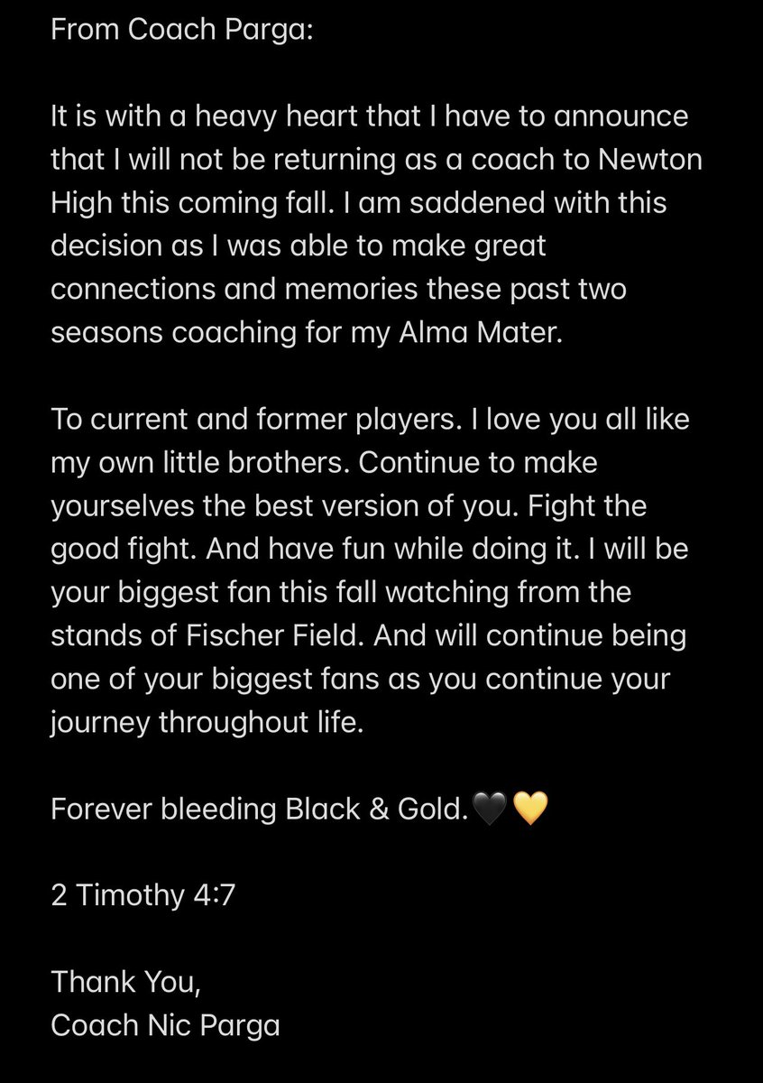 Coach Nic Parga tweet media