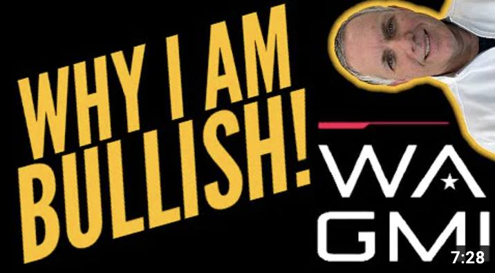 NiFeWARS's tweet photo. Why is  @austinahilton #Bullish on #WAGMI Games?

"To me, this is one of the absolute golden gems that is
out there and i think it's about to explode, and, there are  bigger things to come."

Watch the whole video:

https://t.co/UmCzdABKqp https://t.co/7XTR74XDf5