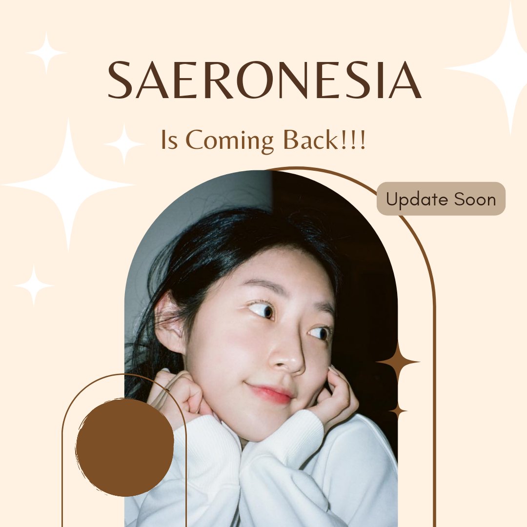 SAERONESIA's tweet photo. Hai semuanya, apa kabar? Siapa nih yang udah kangen Saeronesia?

Saeronesia akhirnya kembali lagi nih setelah mengambil hiatus yang cukup panjang! 

Nantikan update-an terbaru Kim Sae Ron dari Saeronesia segera ya! 

Let’s keep support and love her as well! 

Xoxo,

Saeronesia. https://t.co/xkPPI8zE1Y
