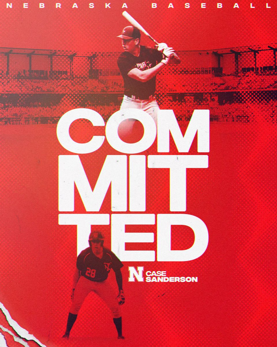 Blessed to announce that I will be furthering my athletic and academic career at the University of Nebraska. I’d like to thank God, my family, teammates, and coaches for helping me along the way. @Husker_Baseball 
#GBR #Committed
