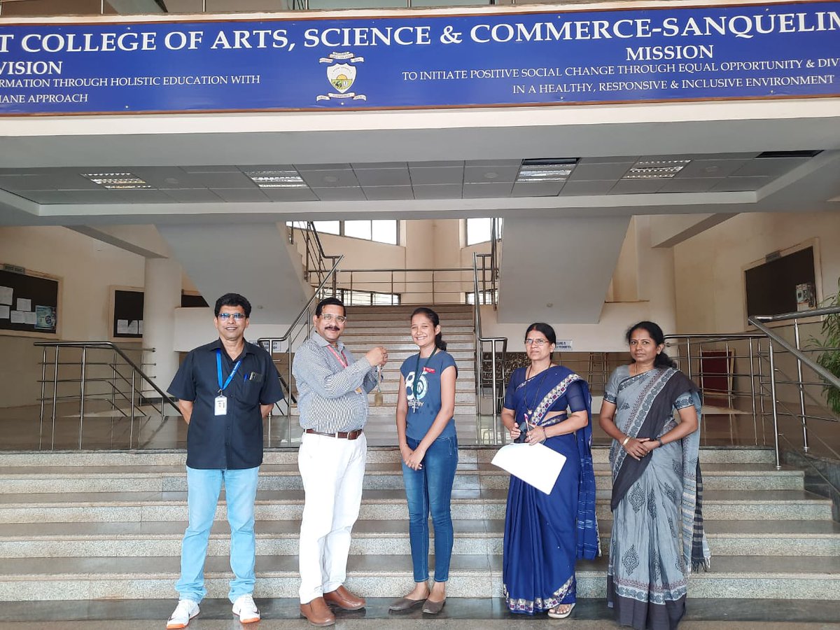 GCSanquelim's tweet photo. Ms. Archana Dicholkar from Govt. College, Sanquelim represented Goa in solo category of above 19 age group in the National Dance Sports Championship organised by the PERFORMING ARTS ASSOCIATION INDIA &amp; DANCE SPORTS ASSOCIATION BHARAT https://t.co/V6vbpXSBAX