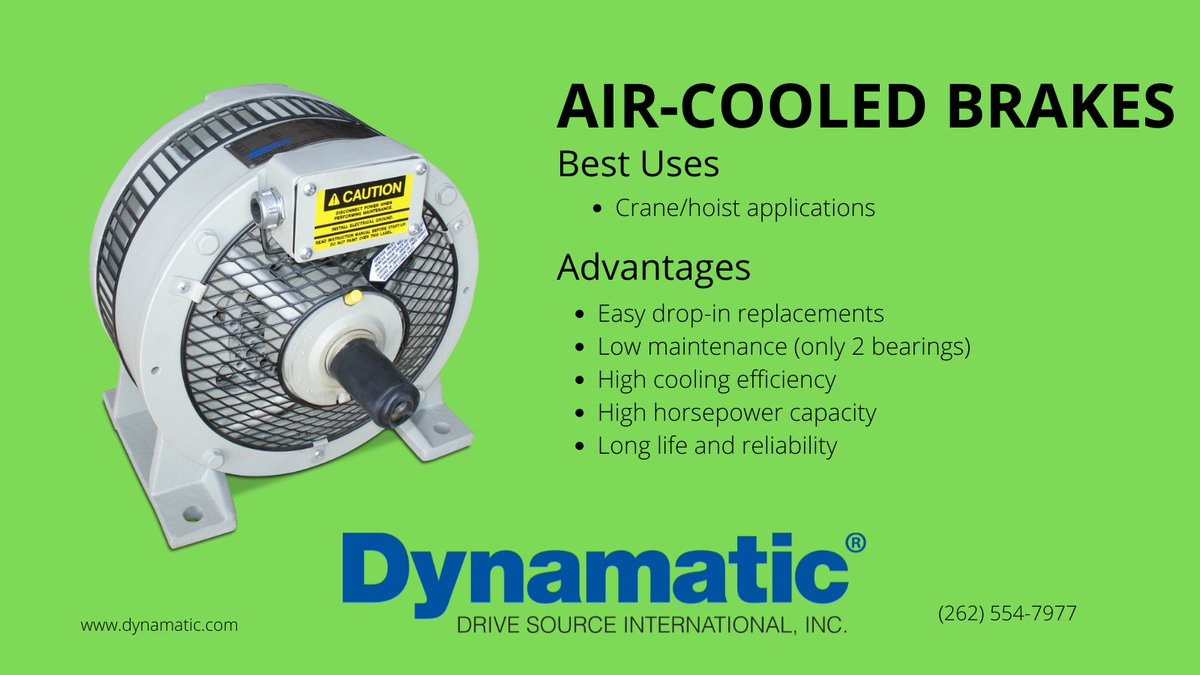 DynamaticOEM's tweet photo. If you need brakes for your crane or hoist applications, count on Dynamatic Eddy Current! Give us a call for a FREE quote!
262-554-7977
800-548-2169
#dynamatic #eddycurrent #variablespeed https://t.co/sWMZaV3q5s