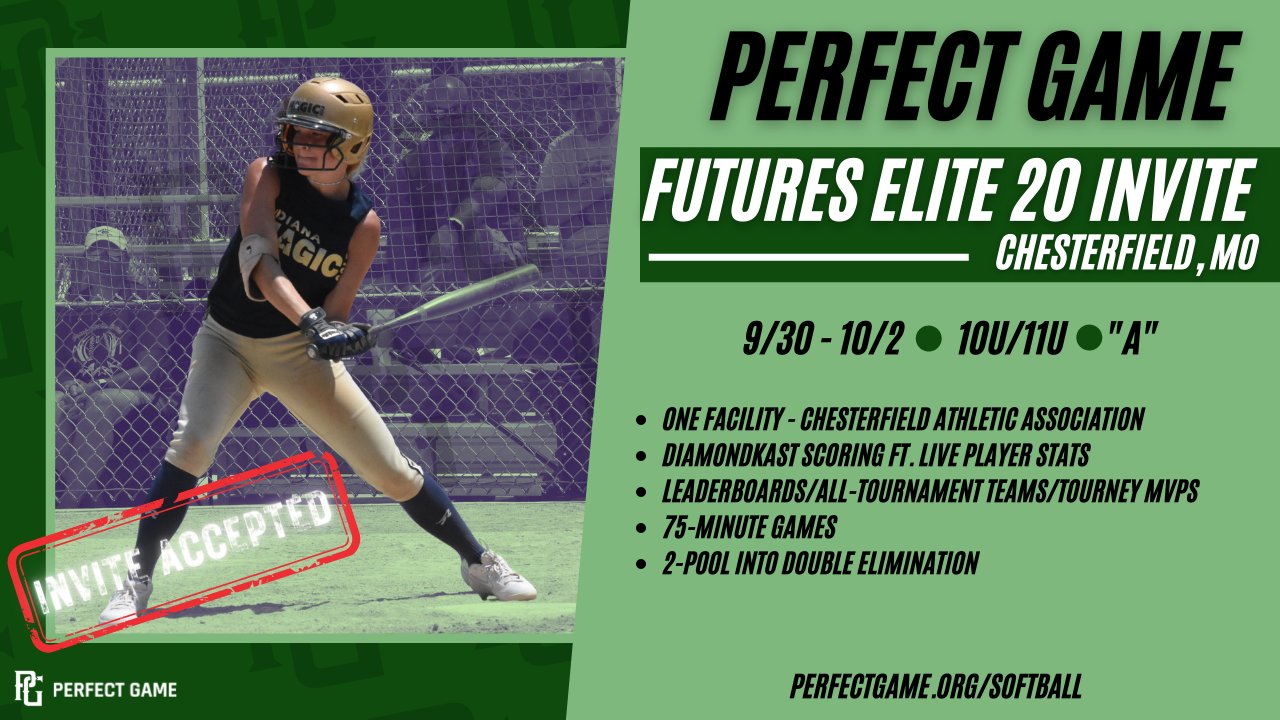 Perfect Game Softball on Twitter "PG Futures Elite 20 Invitational