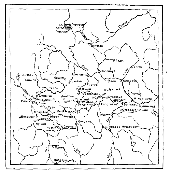 Meanwhile Moscow and what is now Central Russia, the birthplace of Muscovy, is listed there as Zalesye (="behind the forest"). Which apparently implies that Muscovy was considered a newly colonised territory in the forests of the north and not the centre of the "Russian" world