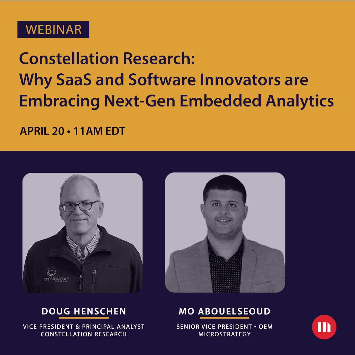 Next-gen #EmbeddedAnalytics doesn't need to be complicated. We're showing you just how easily you can develop and power data-driven applications. 

Join us April 20 at 11:00AM EDT to hear it all.

ow.ly/Lv5G50ILEFf

#ModernAnalytics
