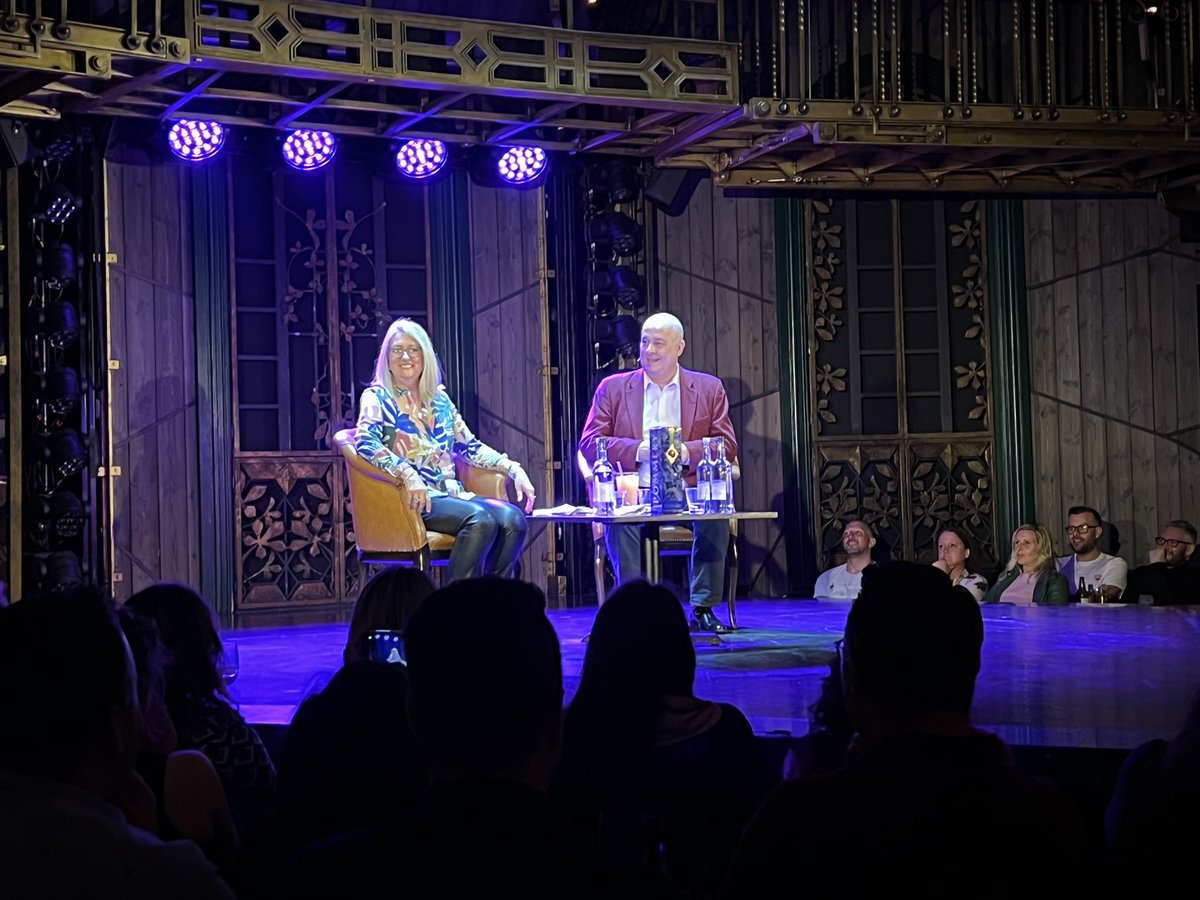 Fab night at the @forthemanypod Live @IainDale @Jacqui_Smith1 you were brill! Can’t wait for the next one ❤️ #ForTheManyLive #ThankYouForAllYouDo