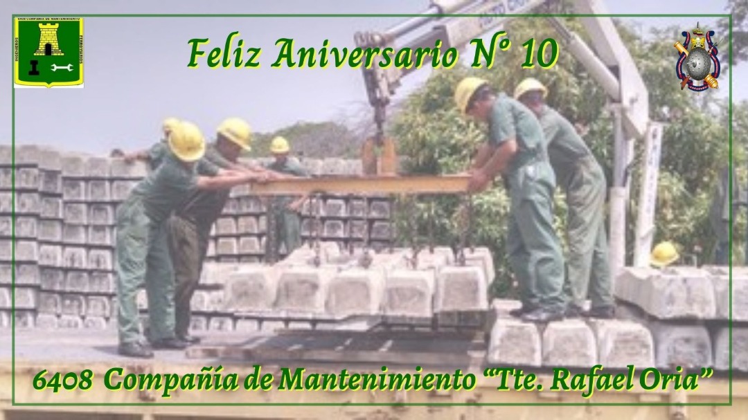 Ejército Bolivariano (@somos_ejercito) on Twitter photo 📢#Hoy || La Gran Familia del Ejército Bolivariano orgullosos del esfuerzo, compromiso y dedicación que han demostrado los dignos integrantes de la <a href="/EJB_6408CING/">6408 Compañía de Mantenimiento</a>, les Felicita en este día por su Aniversario N° 10 enalteciendo en todo momento su carácter revolucionario #18Abril 📢#Hoy || La Gran Familia del Ejército Bolivariano orgullosos del esfuerzo, compromiso y dedicación que han demostrado los dignos integrantes de la <a href="/EJB_6408CING/">6408 Compañía de Mantenimiento</a>, les Felicita en este día por su Aniversario N° 10 enalteciendo en todo momento su carácter revolucionario #18Abril