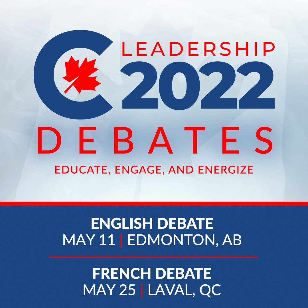 CPC_HQ's tweet photo. The dates are set for the @CPC_HQ leadership debates!
Les dates sont fixรฉes pour les dรฉbats ร la chefferie @PCC_HQ ! https://t.co/6mubbXWlgW