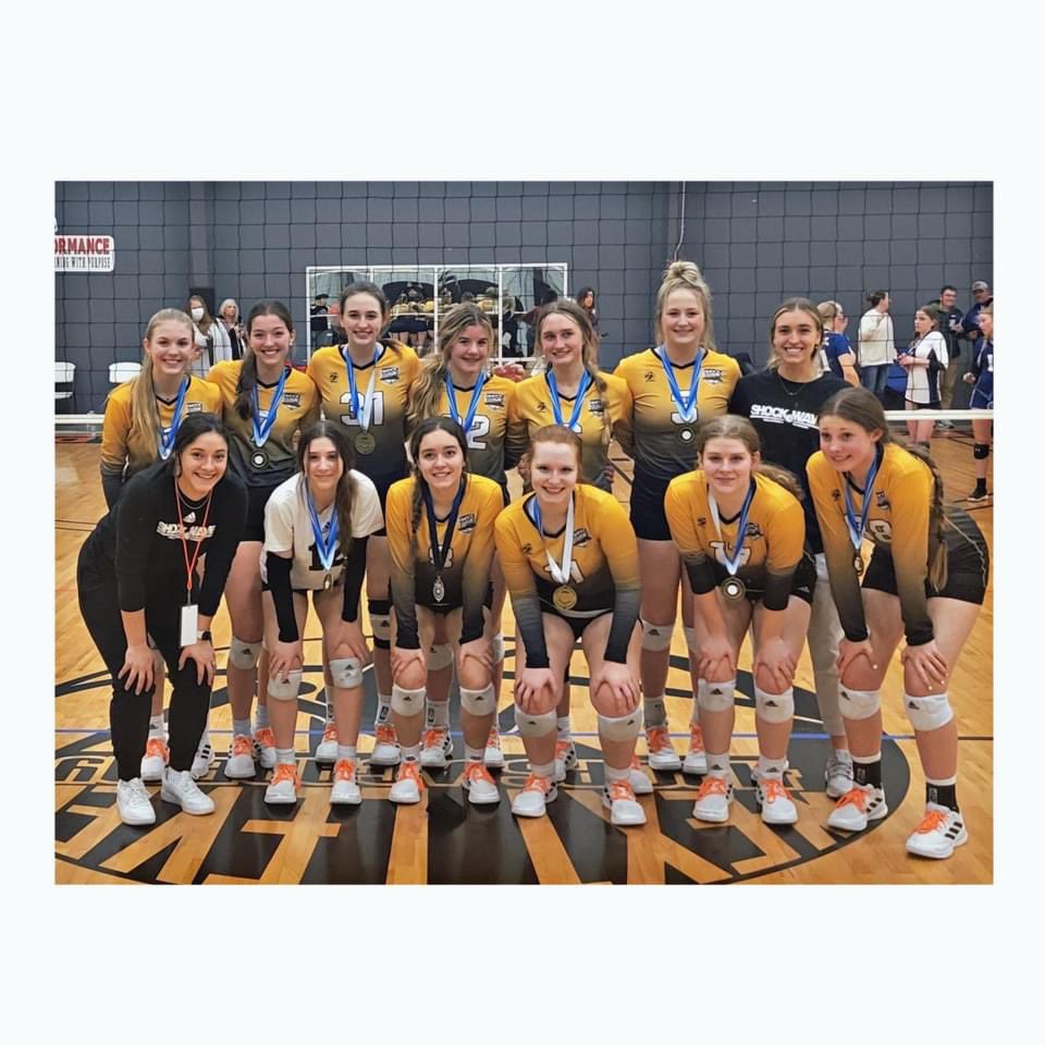 So proud of my Shockwave Volleyball Academy 15U team!! We secured 1st place in a few 15U tourneys including Keeper of the Plains (40 teams entered) and did well in 17U tourneys (2nd place finish). We barely missed qualifying for Power League by 1 game. All in all, great season⚡️