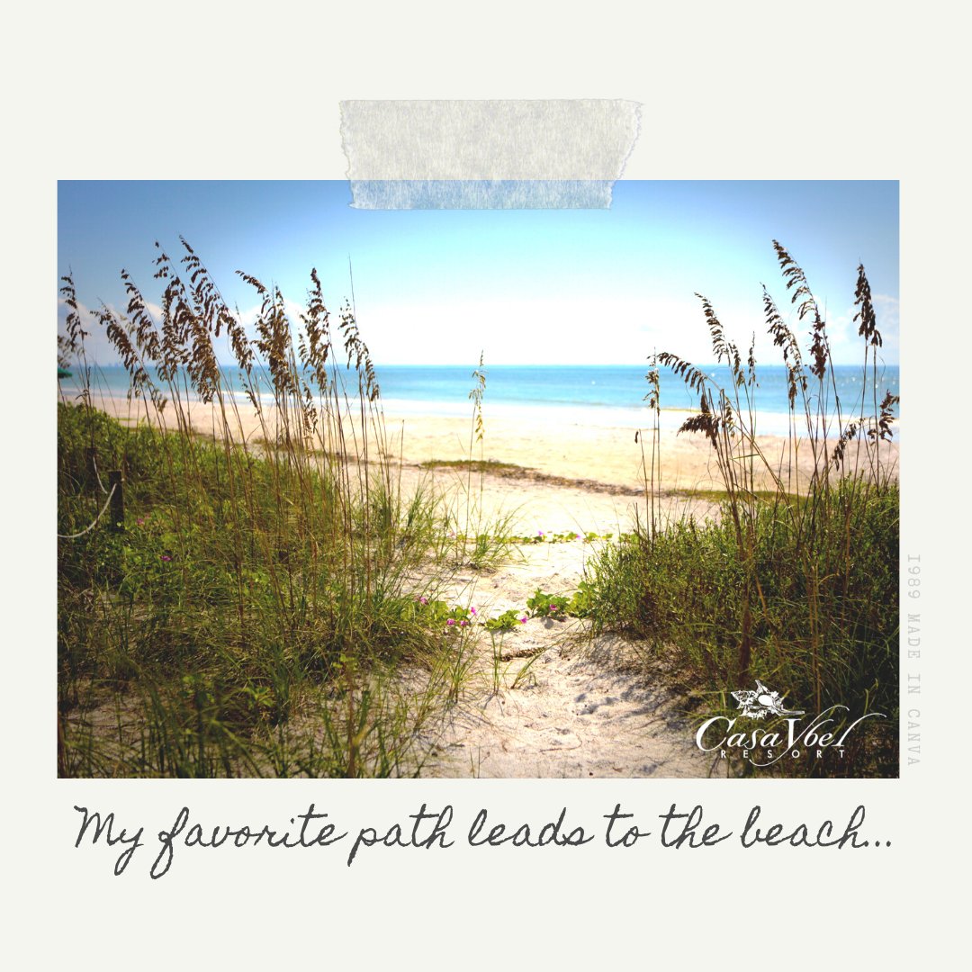 My favorite path leads to the beach... <a href="/CasaYbelResort/">Casa Ybel Resort</a> #Sanibel casaybelresort.com 800-276-4753