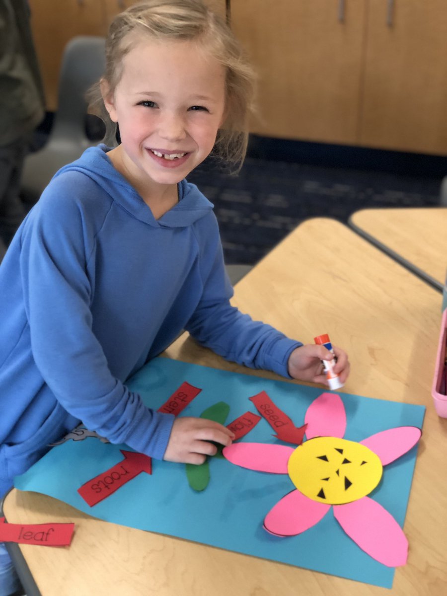 These KEEP39 scientists are learning about the parts of a plant and what living things need to grow 🔍🌱🌷#CentralFoxes