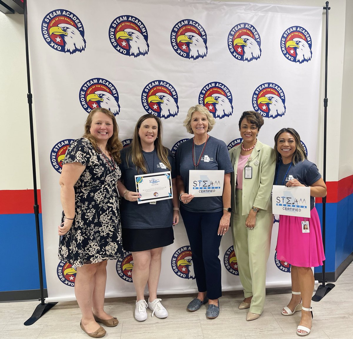 CELEBRATED BIG today for Oak Grove!!! STEAM Certification celebration 🎉🎉🎉