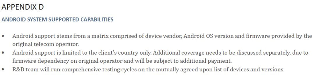 ace__pace's tweet photo. Similar to NSO, Candiru suffers from Android fragmentation like every other developer. But unlike other platforms (see later), they actually seem to support multiple Android versions. https://t.co/BJlWCBR2AS