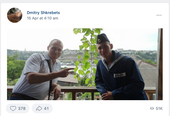 ShmatkoIvan's tweet photo. A🧵

This is Dmitry Shkrebets. He is a father of the sailor from the ship called ‘#Moskva’. The ship was recently sunk by the #Ukrainian army 1/9 https://t.co/Zadhbh9B0C