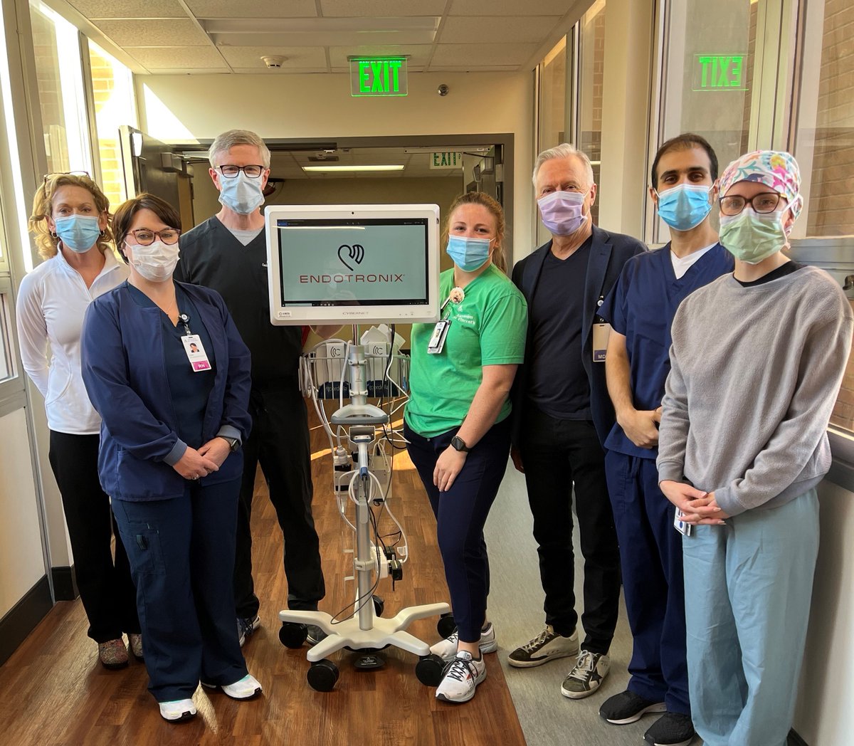 Endotronix (@endotronix) on Twitter photo Congratulations to <a href="/barryrayburn/">Barry Rayburn</a>, <a href="/AlainBouchardmd/">Alain Bouchard</a>, Ashley Gilmore and the team at @STVHealth on implanting their 1st Cordella™ PA Sensor in the #PROACTIVEHF #ClinicalTrial!
#telemedicine #cardiotwitter #digitalhealth #remotepatientmonitoring #heartfailure Congratulations to <a href="/barryrayburn/">Barry Rayburn</a>, <a href="/AlainBouchardmd/">Alain Bouchard</a>, Ashley Gilmore and the team at @STVHealth on implanting their 1st Cordella™ PA Sensor in the #PROACTIVEHF #ClinicalTrial!
#telemedicine #cardiotwitter #digitalhealth #remotepatientmonitoring #heartfailure