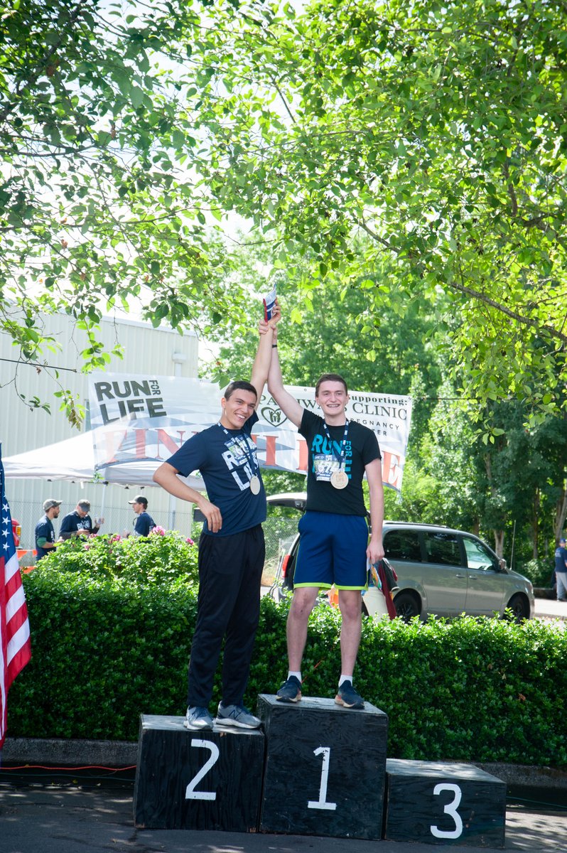 Pathways180's tweet photo. Sharing the podium for winning times at Run for Life 2021. https://t.co/7yPkmyMG3I