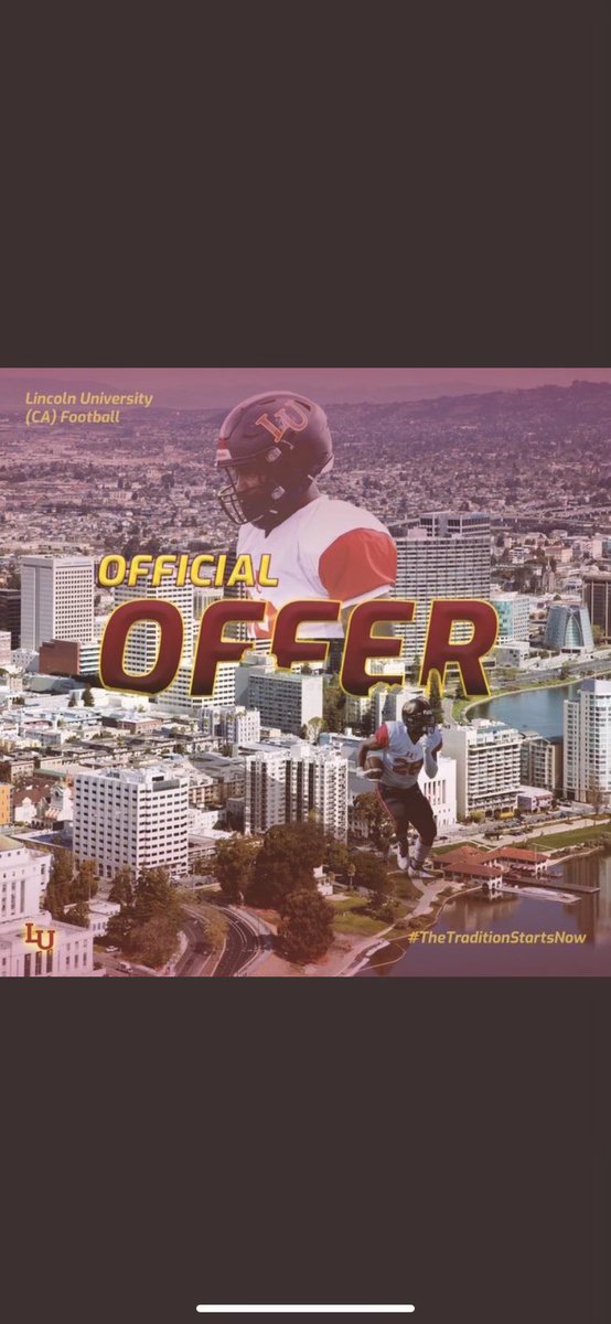 Lincoln University Offered! Thankful to the most High! #LetsWork <a href="/CoachMar3000/">CoachMar</a> @LincolnUnivFB