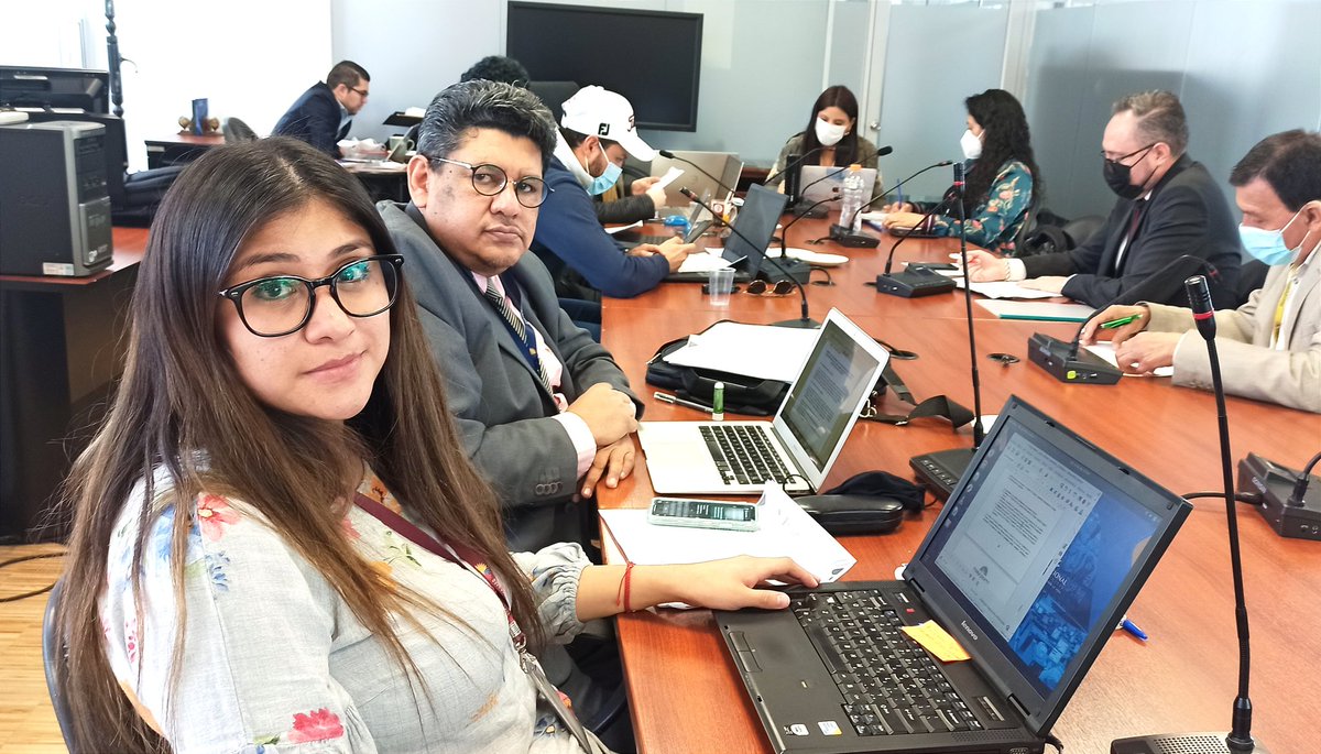 pcgaibor's tweet photo. En @LaboralAN @AsambleaEcuador nuestros colaboradores Estefy Vallejo #UTL y Omar Caseres #UCEPE brindan asesoriamiento técnico en los ámbitos jurídico y económico sobre el proyecto del ley de despido ineficaz y despido intempestivo. https://t.co/8A34HhDjzR