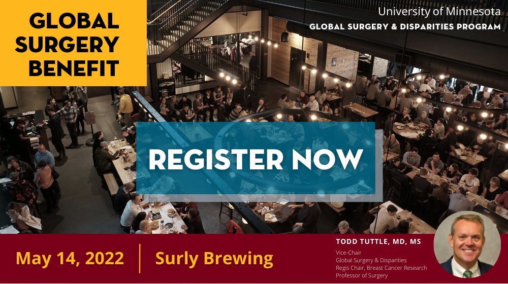 UMN Global Surgery and Disparities (@umnglobalsurg) on Twitter photo Join us for local brews, live music, and more at the Global Surgery Benefit on Saturday, May 14! To learn more and register, visit z.umn.edu/globalsurgeryb… <a href="/UMNSurgery/">UMN Surgery</a> #globalsurgery Join us for local brews, live music, and more at the Global Surgery Benefit on Saturday, May 14! To learn more and register, visit z.umn.edu/globalsurgeryb… <a href="/UMNSurgery/">UMN Surgery</a> #globalsurgery