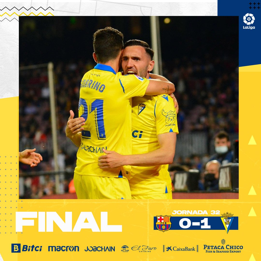 🔴💛 #BarçaCádiz #LaLigaSantander 

0-1 | ¡¡¡FINAAAAAAAAAAAAAAAAAAAAAAAAAAAAAAAAAAAAAAAAAAAAAAAAAAAAAAAAAAAAAAAAAAAAAAAAAALLLL EN EL CAMP NOU!!!