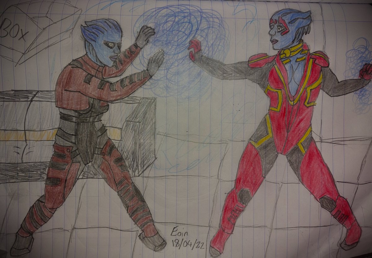 EoinsArt's tweet photo. "You made your choice years ago!"
"What choice? my only crime was being born with the gifts you gave me!"
"Enough Morinth!"
talk about awkward family reunions am i right?
#MassEffect #fanart #art #asari #Morinth #Samara #bioware #justicar #ardatyakshi https://t.co/0laZdTZS4g