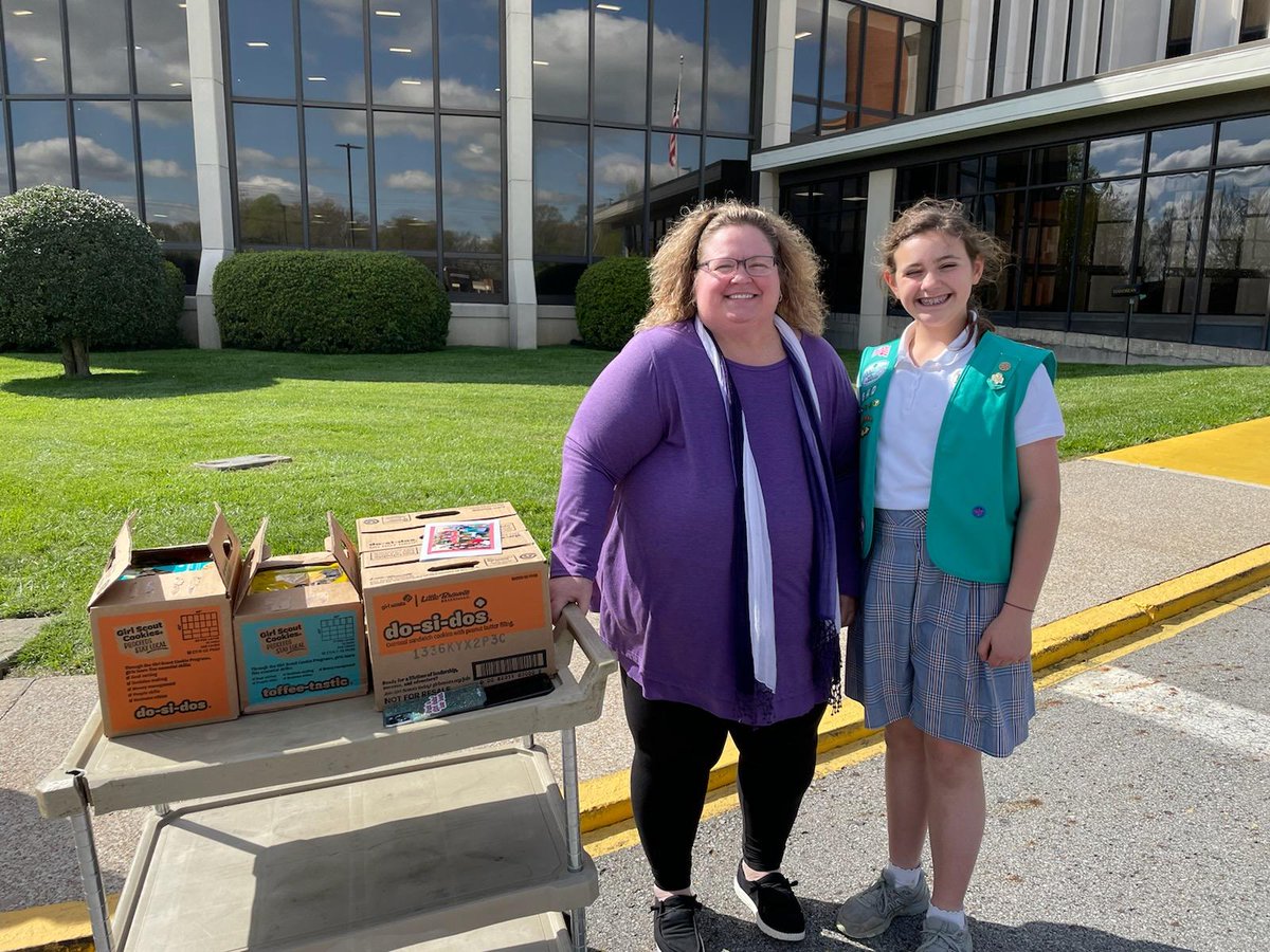 CASA Of Dickson County would like to thank Girl Scout Troop 640 for donating there extra cookies to us!!!