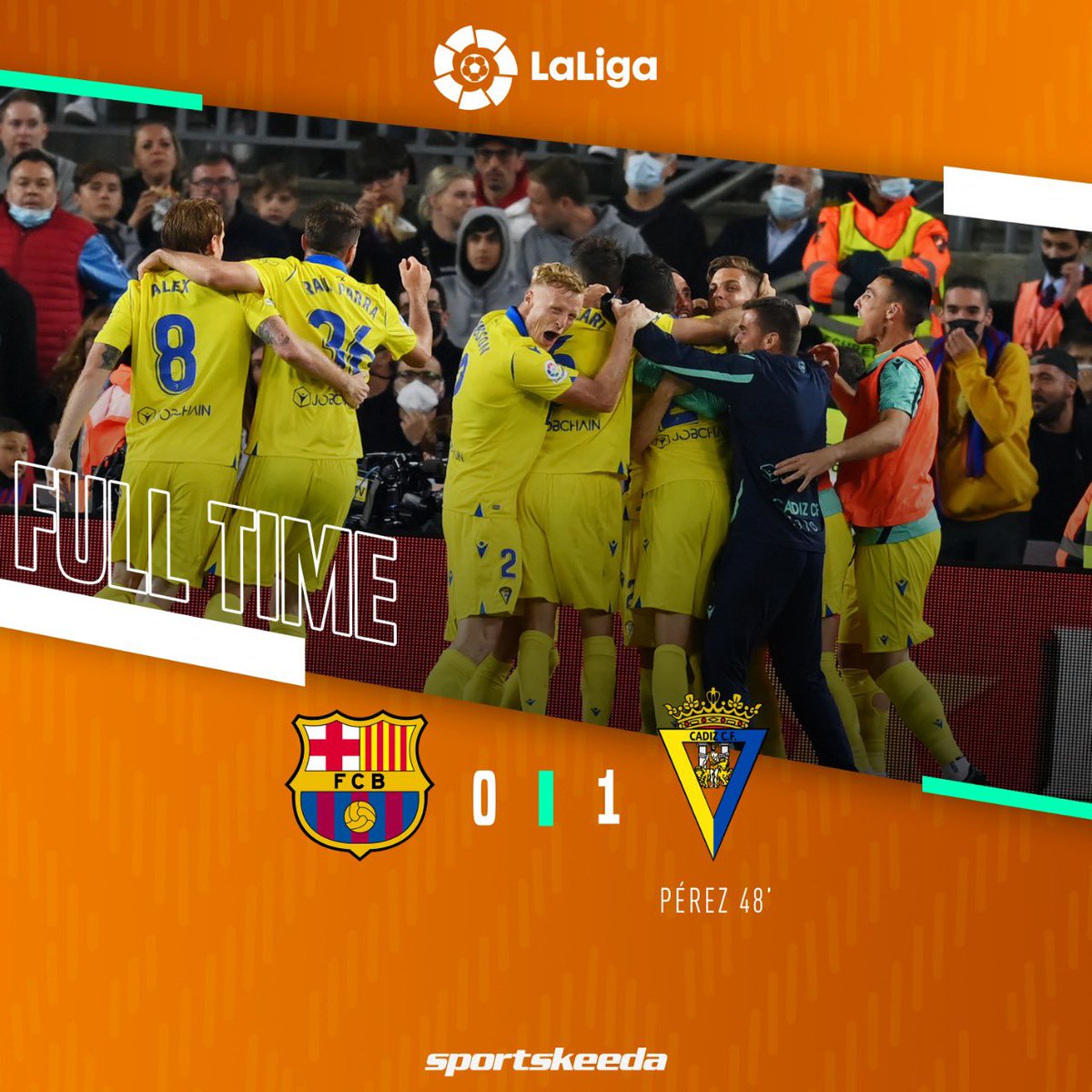 skworldfootball's tweet photo. Cardiz hands FC Barcelona a shocking defeat at Camp Nou π€―
#FCBarcelona #Barca #Cardiz https://t.co/mJt7SA4z5S