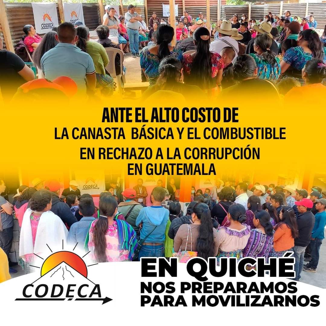 SanCodeca's tweet image. Departamentos de Guatemala, se preparan para masiva movilización
@EldaMor54907328 
@CodecaReu @UrbanaCodeca