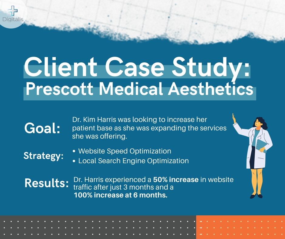 DigitalisMedica's tweet photo. It was important to provide an effective strategy that would bring amazing results within a budget that Dr. Harris was comfortable with.

Here's how we did it: 
https://t.co/Wdnu4l5nws https://t.co/YggqiaPHei