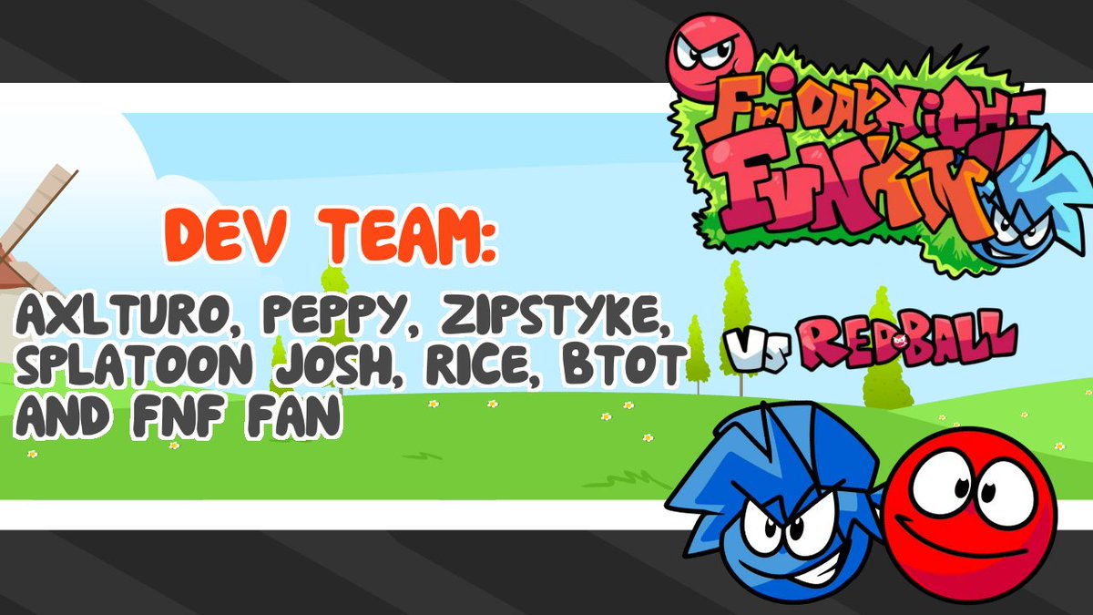 RedBallMod's tweet image. Ok, so we are going to update the credits list! #fnf #redball @FNFNewsAnnounc1