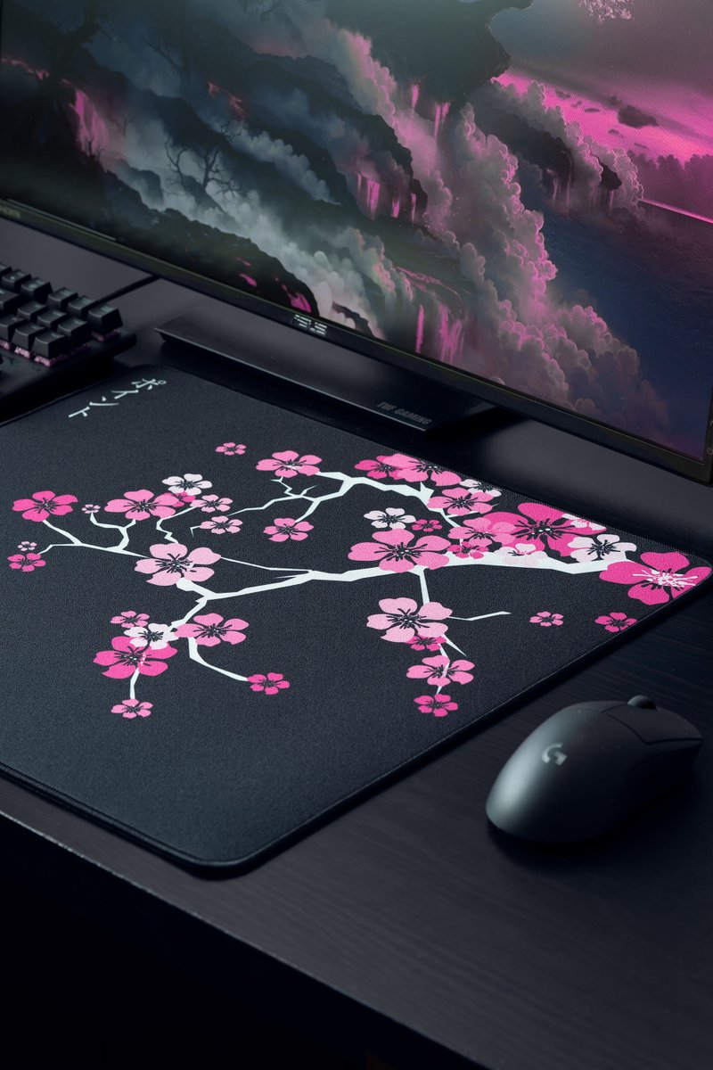 Giving a Sakura Black mousepad to someone who likes this tweet.