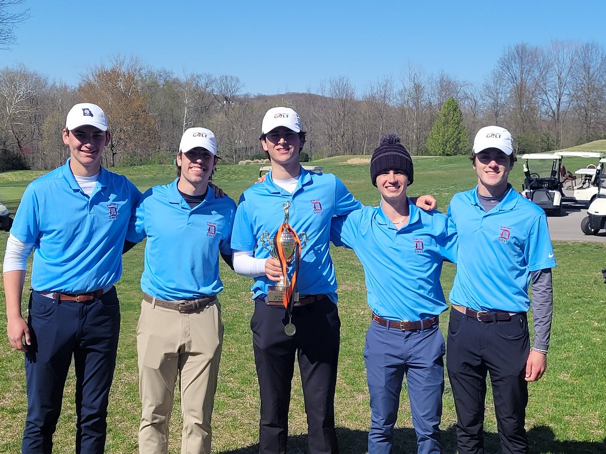 Congrats the the guys on a 2nd place 309 in the Webster Cup.  Congratulations to senior  lake Skornia for an individual 1st place one under 71.  #bestfriends