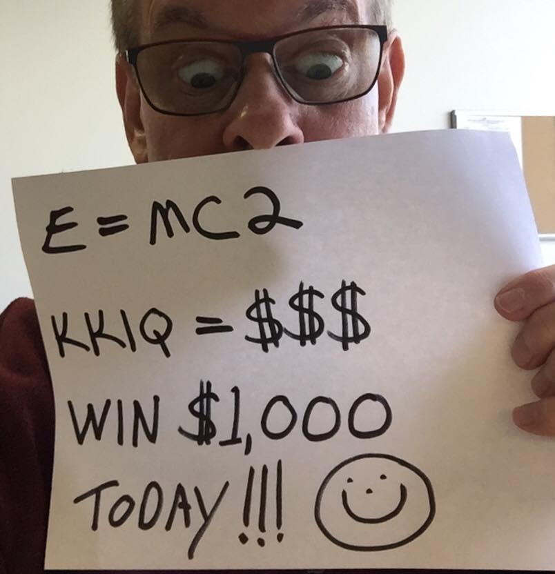 1017kkiq's tweet photo. It's a simple equation...and it could made YOU our next WINNER! 😃 Keep listening for "words that win" at :05 past the hour for a chance to win $1,000 in free gas in the KKIQ R&S Marble & Granite $20,000 Gas Giveaway! ⛽ --Mark Davis 😎
#WinFreeGas #WinFreeMoney https://t.co/d8Q7QUf808
