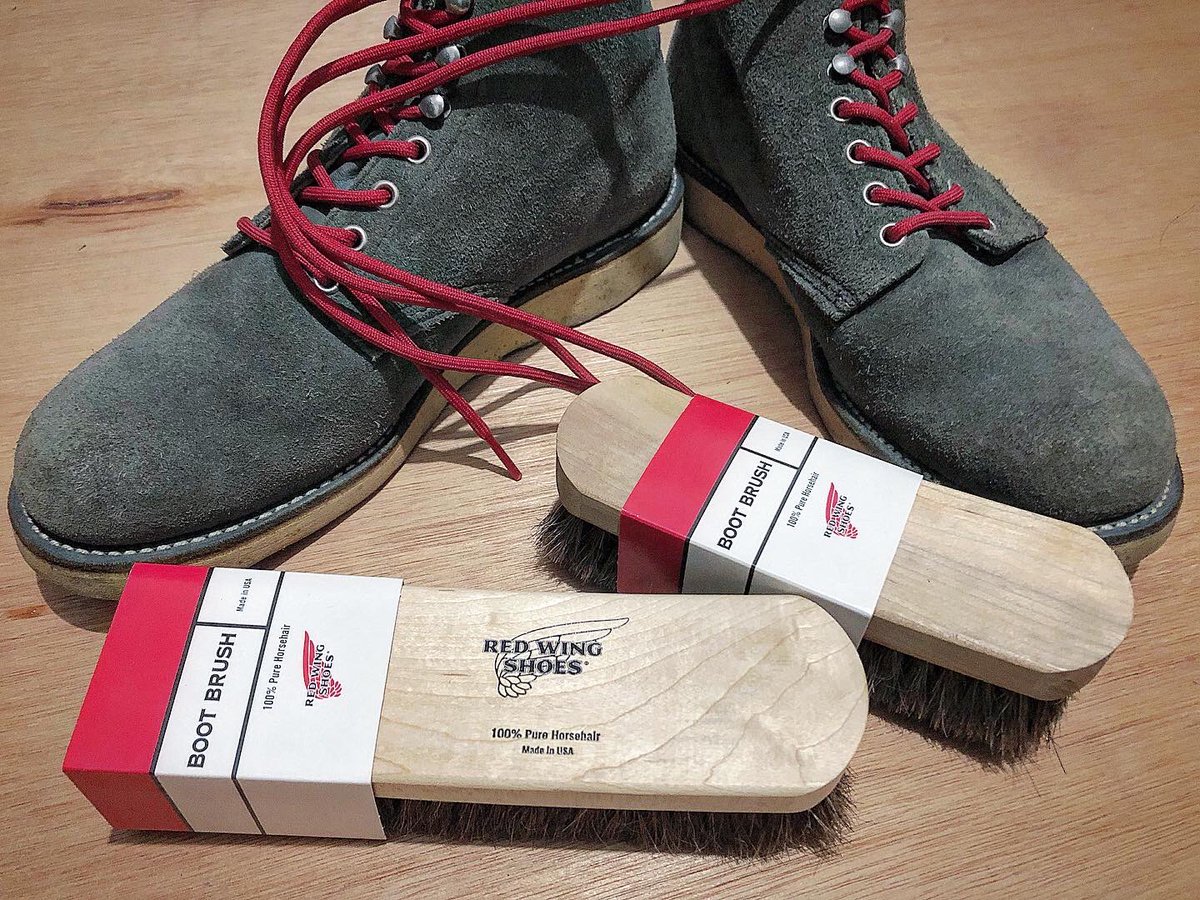 SNAFSKINS's tweet image. Novelty 
#RedWing #bootbrush #horsehair