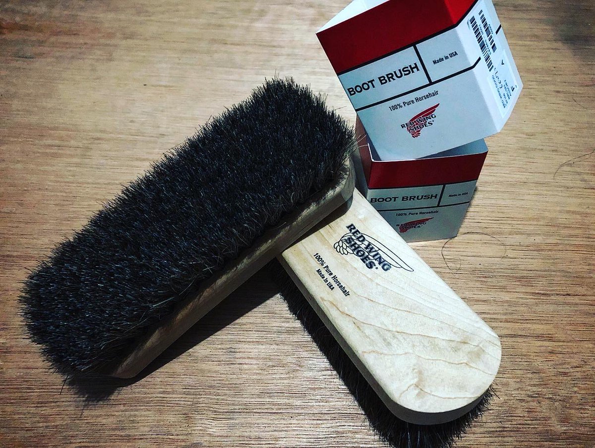 SNAFSKINS's tweet image. Novelty 
#RedWing #bootbrush #horsehair