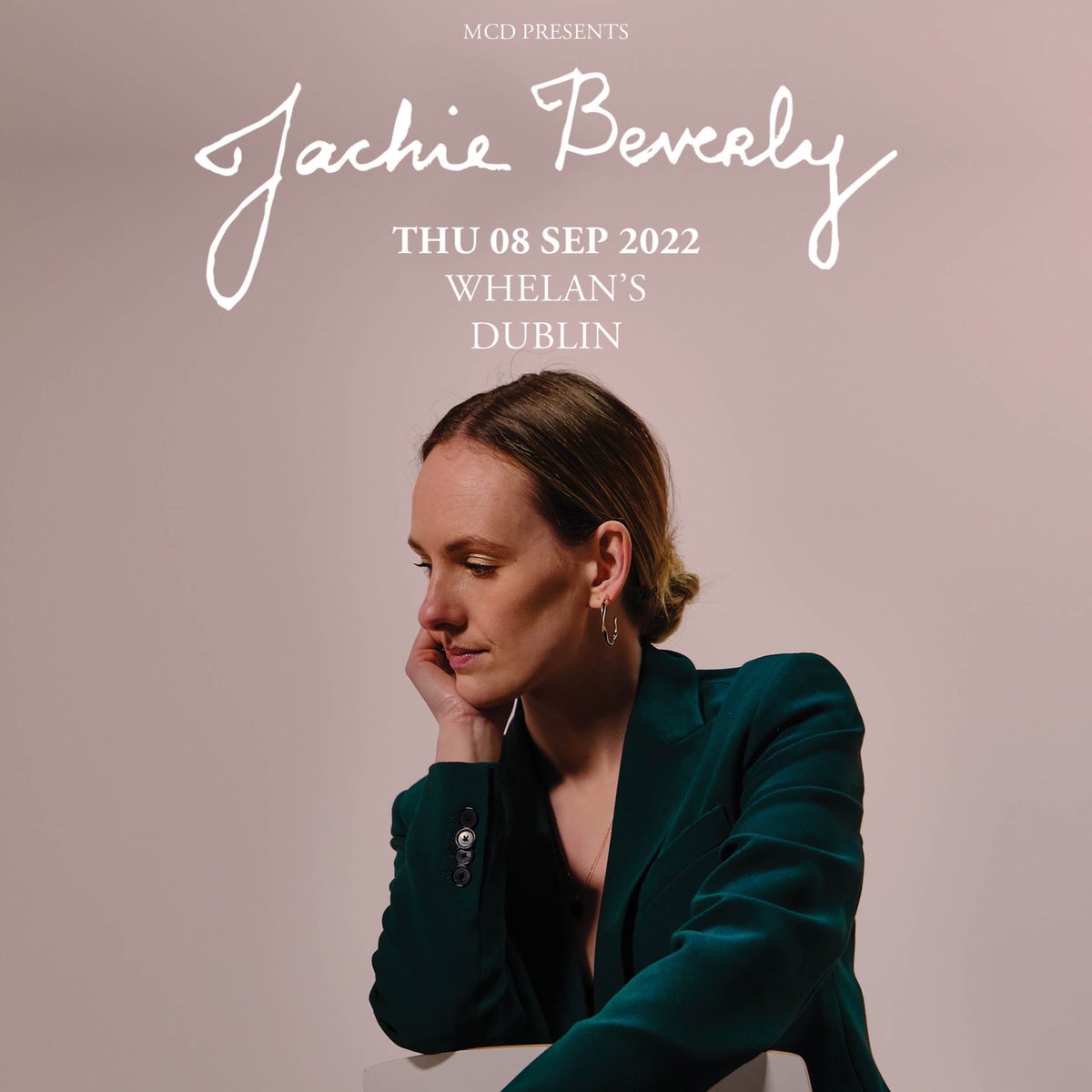mcd_productions's tweet photo. 𝗚𝗜𝗚 𝗡𝗘𝗪𝗦 ~ The incredible @imjackiebeverly has announced her next headline show @whelanslive on 8th September 🔥

Tickets on sale 10am Friday https://t.co/Ua4IbchuHS