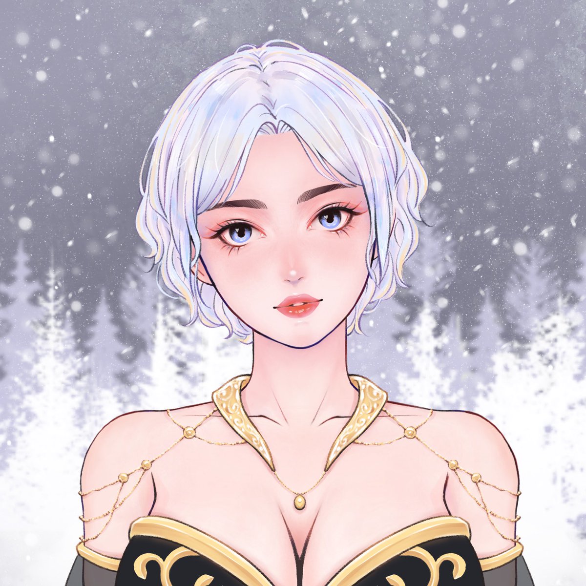 somonicav's tweet photo. I love this snowing feelings❤️❤️. My NFT art for @AnimalQueendom #art #NFTartist #NFTCommmunity #NFTCollection https://t.co/3zVHp90aAB