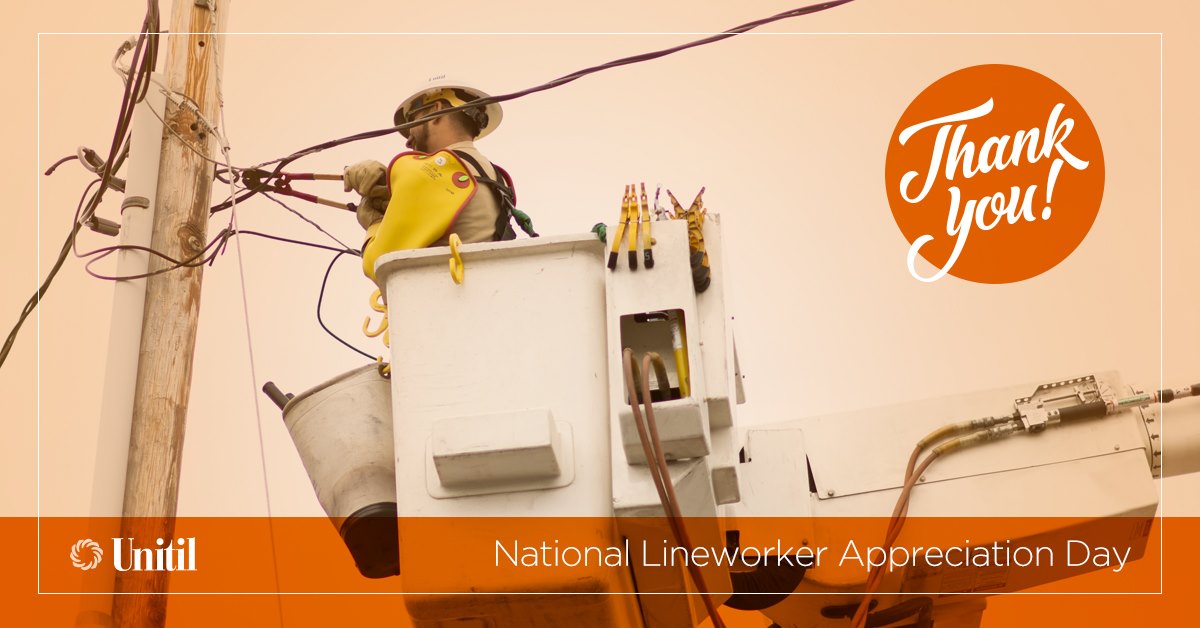 Unitil's tweet photo. ❄️ ⛅ 🌪️ 🌀 ☀️ ⛈️ 🌈 

The weather changes, but our gratitude does not. Thank you to #TeamUnitil for being there for our customers 24/7/365. 

#LineworkerAppreciationDay #ThankALineworker #Lineworkers #LineworkerDay #LineFamily https://t.co/TT7ehMu0Z4