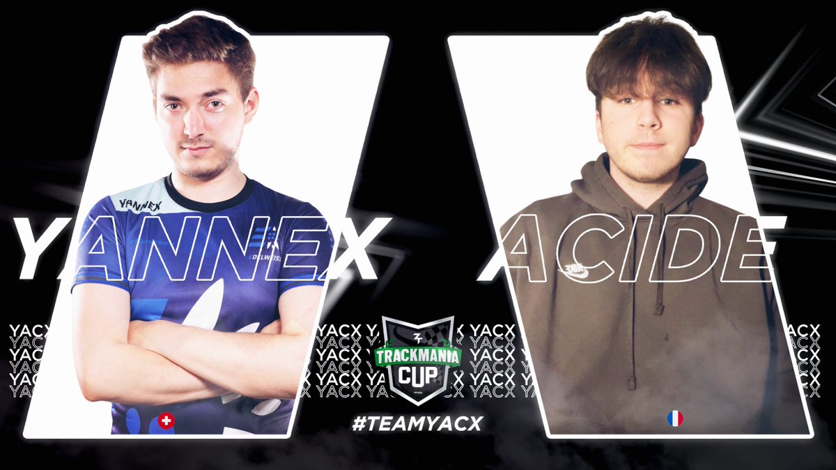 YannexTM's tweet image. Beaucoup s'y attendait, mon duo s'agira d'@AcideTM pour cette @TrackmaniaCupFR !

On va aller le plus loin possible, et pourquoi pas sur scène !

#TMCUP2022 #TeamYACX

📷 @DaksOff