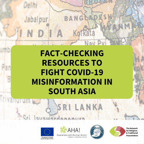 AHA_Project_'s tweet photo. How can communities in #SouthAsia mitigate misinformation? 

✅Fact-check resources
✅Develop material for offline spaces

Find more recommendations in a new report from @AHA_Project_ @WorldFaiths⬇️ https://t.co/5IqAoLowru #EUForeignPolicy https://t.co/VmBJlNu0Sx