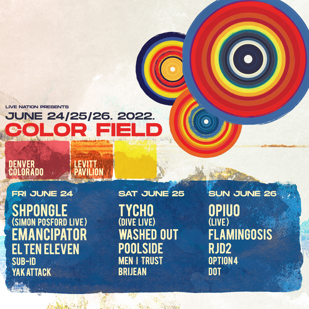 BrijeanBand's tweet photo. Excited for our first ever show in Denver at #ColorField2022 on Sat, June 25π Going to feel right at home playing on the same day as friends @ISO50, @poolside and @realwashedout π¨βπ©βπ§βπ¦
Tickets on sale this Friday, see you sooon π
https://t.co/fqXKU1OXVN https://t.co/fBCdNPNO8e