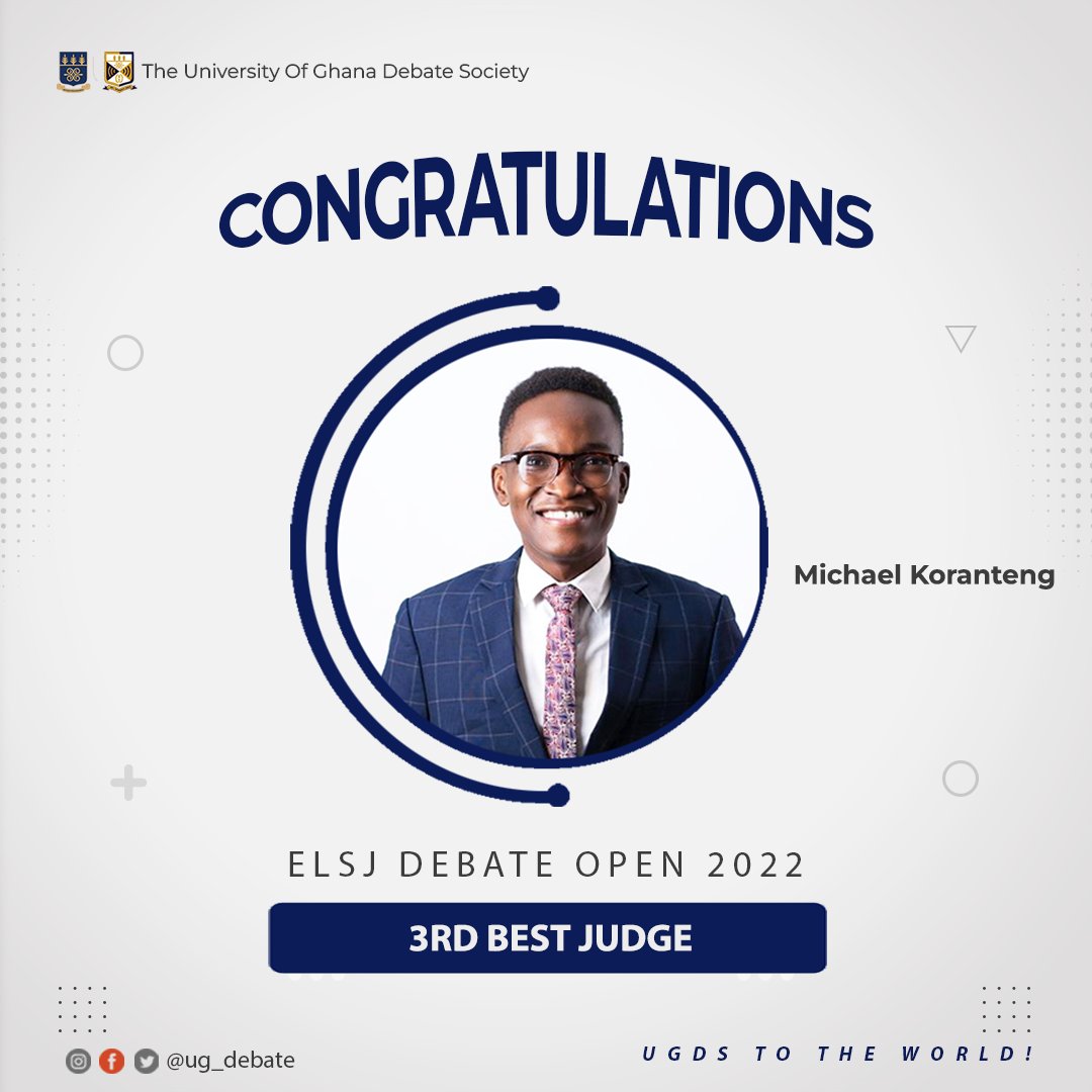 ug_debate's tweet photo. To our ever-impressive judges;@priscillaowusu_ @ErasmusAgbo @Officialmaak @emmanuellagyimah congrats! https://t.co/JVZTIiZtjf