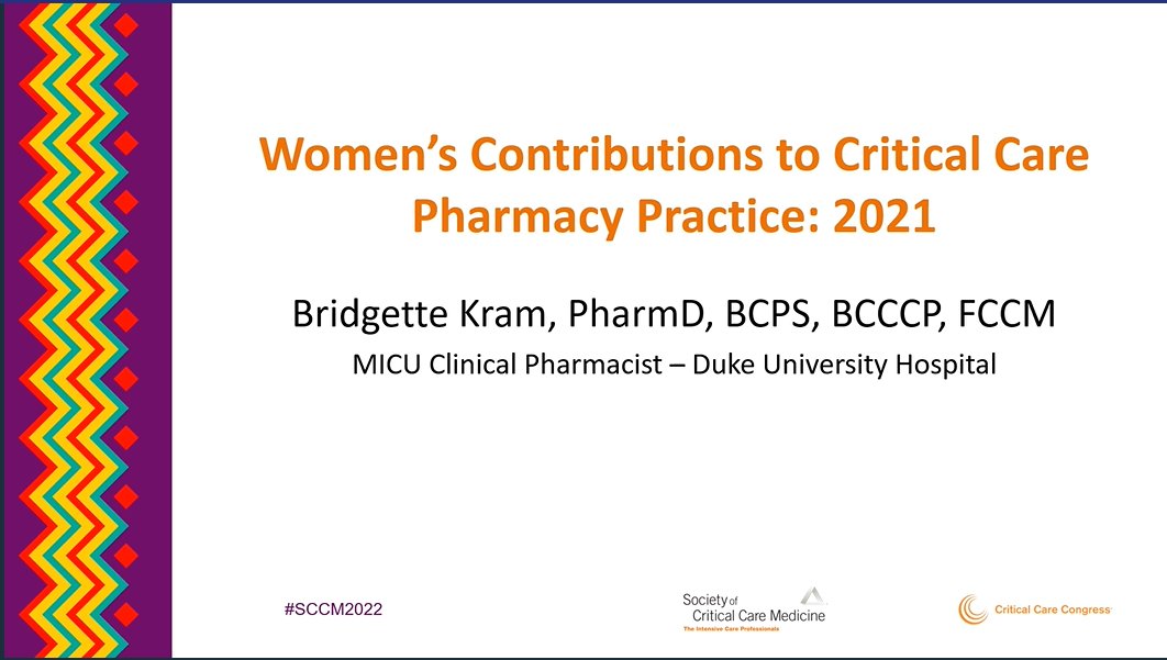 Love being a member of a profession in which women are encouraged to contribute, lead, and be agents for change! #SCCM2022 #WomenInCriticalCare