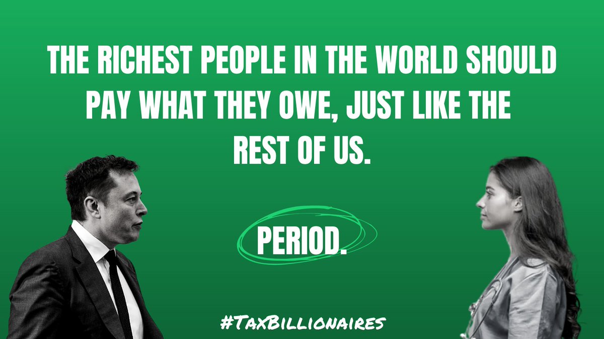 WVCAG's tweet photo. If you paid ANY taxes this #TaxDay, you paid more than most billionaires.

That doesn’t sit right with us.

We need Congress to #TaxBillionaires and ensure that everyone is paying their fair share. https://t.co/im4bEbeYzy https://t.co/N4kyavjavu