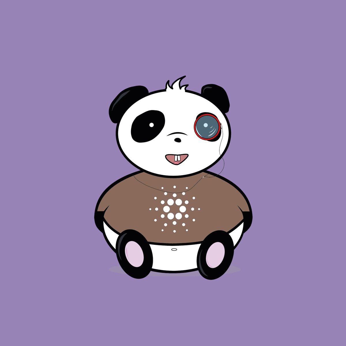 PandaPawampi's tweet photo. Like a Professor 🧐 
PRICE - 0.01 ETH 💎
#panda with a monocle and the #logo of #Cardano #coin 
#Crypto #CryptoNews #Binance #Bitcoin #Ethereum #WWF #NFT #NFTs #NFTCommmunity 
@binance @WWF_Deutschland @opensea @CoinbaseDE @coingecko @Cardano @coinbase https://t.co/yPypG0xdCn