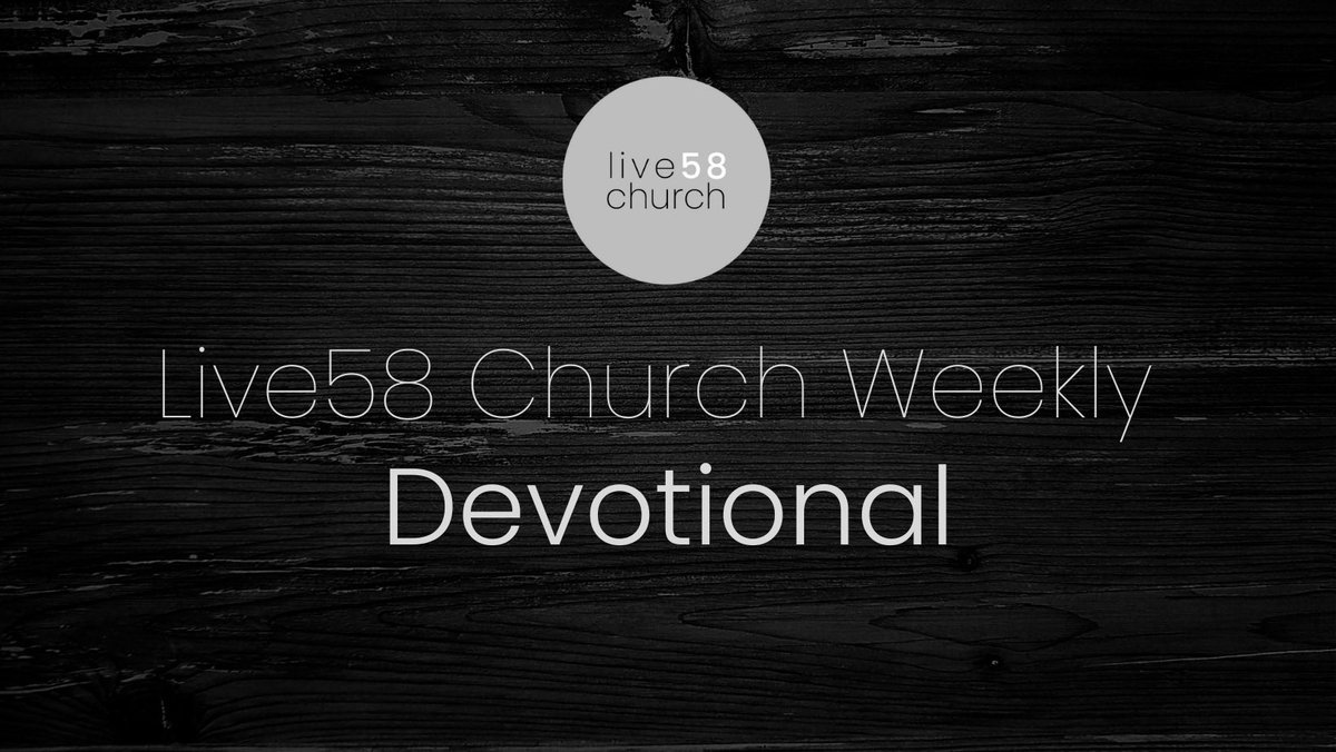 Live58Church's tweet image. Live58 Church Monday Devotional - Ken Burkey

youtu.be/C-cM8Pwanbw