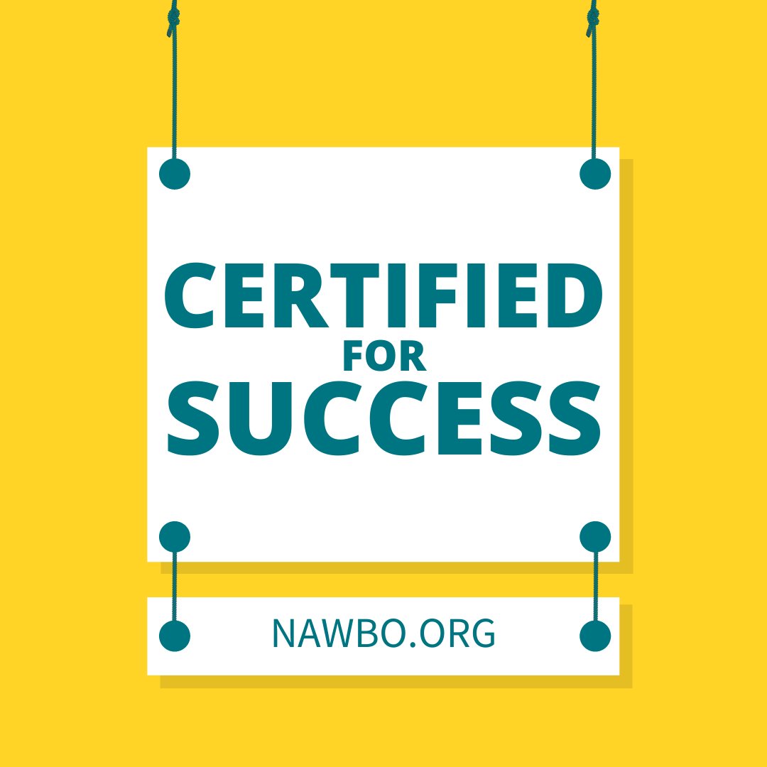 NAWBOHTX's tweet photo. Is certification for YOU? #NAWBO https://t.co/KYMHFU33fd