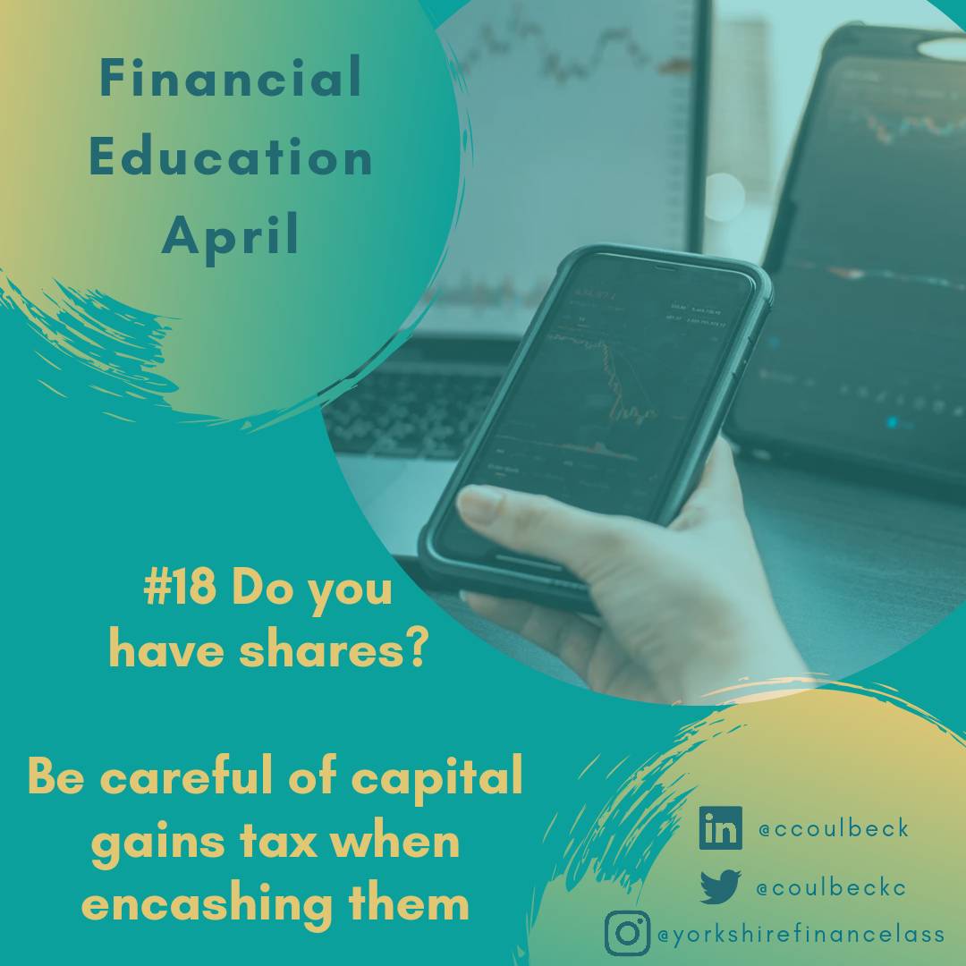 LockFinancial's tweet photo. Shares could be taxed on any gains if held outside of an ISA or specialist tax environment. You have a capital gains tax allowance of £12,300 per year though - so speak to a stockbroker, accountant or financial adviser if you're unsure if you should pay tax #financialeducation https://t.co/tFXIn7PwAP